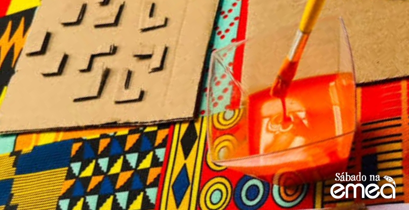 CONFECÇÃO DE CARIMBOS COM GRAFISMO AFRICANO
